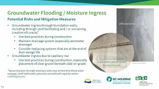 Flood Resilience for new and existing buildings Part 3: Existing multi-family / strata