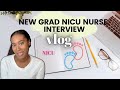 NEW GRAD NICU NURSING INTERVIEW VLOG DAY