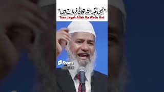 Allah Tala Quran Majeed Mein Teen Jagah Farmate Hain || #drzakirnaik #islam #shorts