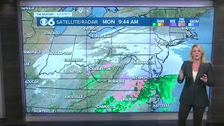 Winter Weather Update: Current wintry mix, snow will return later today