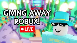 🔴LIVE! Giving Viewers FREE Robux!! (OFFLINE DONATING!!)🔴