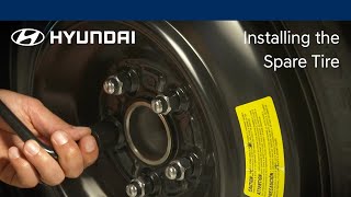 Installing the Spare Tire | Hyundai