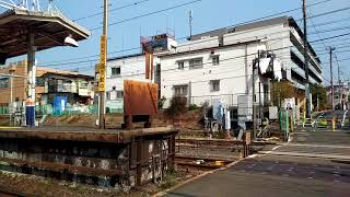 [東武東上線北池袋駅隣の踏切]東武東上線とJR埼京線が次々と‼