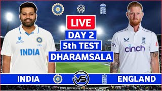 India vs England 5th Test Day 2 Live | IND vs ENG 5th Test Live Scores & Commentary | India Innings