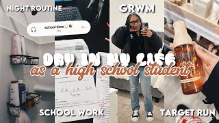 DAY IN MY LIFE AS A HIGH SCHOOL STUDENT ✰ | new school, grwm, school vlog, target run, night routine