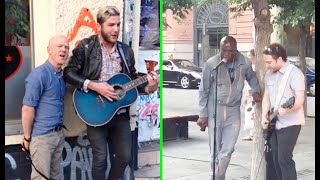 When Celebrities Surprising Street Performers By Joining Them