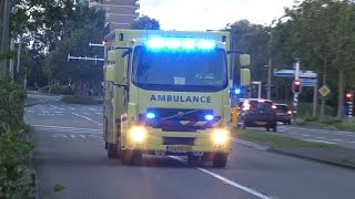 [Luchthoorn] Mobile Intensive Care Unit 13-302 met Spoed vanaf het Waterland Ziekenhuis Purmerend