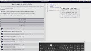 Basic Algorithm Scripting: Mutations