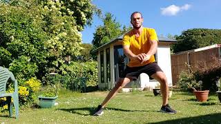 Lateral Pulse Lunges