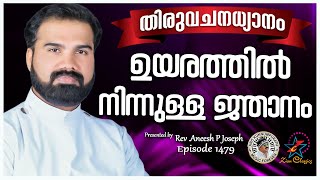 ഉയരത്തിൽ നിന്നുള്ള ജ്ഞാനം | MORNING PRAYER | Rev. Aneesh P Joseph | @JinoKunnumpurathu |Episode 1479