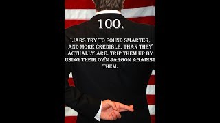Deception Tip 100 - Liars Jargon - How To Read Body Language
