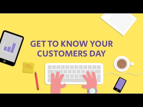 Meet Your Customers Day Video Template (editable)