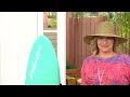 Denim & Co. By the Beach Printed Knit Gauze Boat Neck Top on QVC