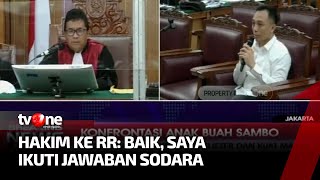 Ricky Rizal Ngaku Tak Lihat Ferdy Sambo Tembak ke Arah Brigadir Yosua | tvOne