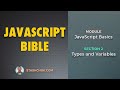 JAVASCRIPT BASICS - Types and Variables