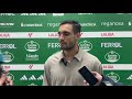 zona mixta eneko jauregi y rober correa tras el encuentro racingferrolalmería