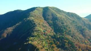 丸笹山(徳島県三好市)上空から剣山を眺めてみた（＾＾♪