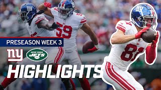 Preseason Week 3: Giants vs. Jets Highlights | New York Giants