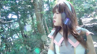 第119番-8【女装　コスプレ】稲荷山コースで下山する・高尾山頂～稲荷山【男の娘　登山】