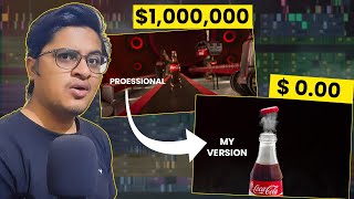 Coca Cola Commercial on $0 Budget | Inspired By @danielschiffer  | Full Behind The Scenes Editing