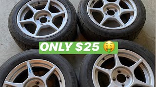 HOW I WON A SET OF REAL WHEELS FOR $25!