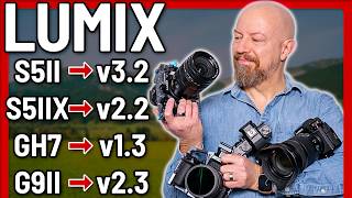 LUMIX Firmware Updates S5II, S5IIX, GH7, G9II — January 2025