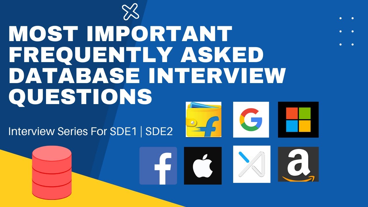 My Interview Experiences | Frequently Asked Most Important Database ...