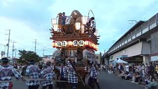 潮来祇園祭禮 令和5年8月6日下壹丁目 曳き廻し