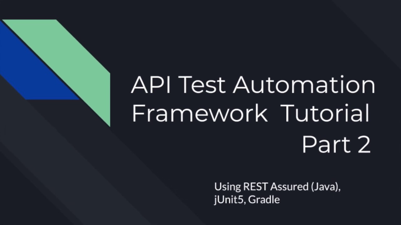 API Test Automation With Rest Assured Tutorial Part 02 - YouTube