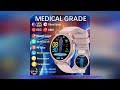 Top BEST 2024 New Medical Grade Blood Sugar Health Smart Watch Women ECG + PPG