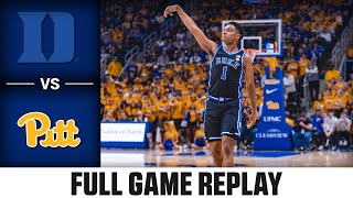 Duke vs. Pitt  Game Replay | 2023-24 ACC Men’s Basketball