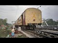 iconic malda alco in eastern railway classic wdm 3a chugging through bally with kulik express