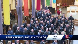 Hundreds of first responders gather to pay respect to Sgt. Taylore