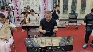 潮卅弦乐曲《平沙落雁》领奏林伟 扬琴余精然 椰胡吴霞等即兴演奏