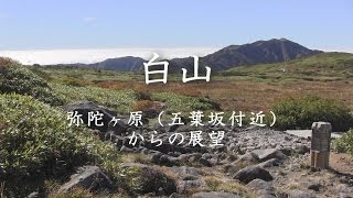 白山登山弥陀ヶ原（五葉坂付近）からの展望 20130929