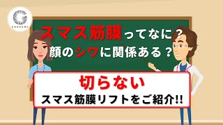 スマス筋膜とは？切らない、切開しないスマス筋膜リフトとは？#糸リフト #SMAS筋膜 #リフトアップ #SMAS #smas筋膜 #smas #美容 #美容整形 #しわ #たるみ #たるみケア #美肌