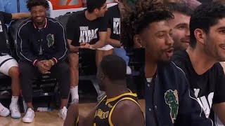 DRAYMOND GREEN MOCKED BY MARCUS SMART & BENCH "GET HIS A** EJECTED" GREEN YELLS BACK "SAY THAT SH*T!