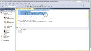 Using SQL nested select statements for queries