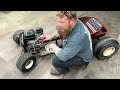 first test fire u0026 sound of my rat rod go kart 🔥🏎️