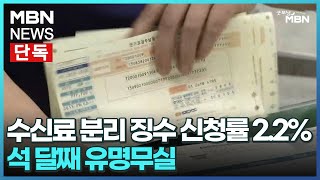 [단독] 수신료 분리 징수 신청률 2.2%…석 달째 유명무실 [굿모닝 MBN]