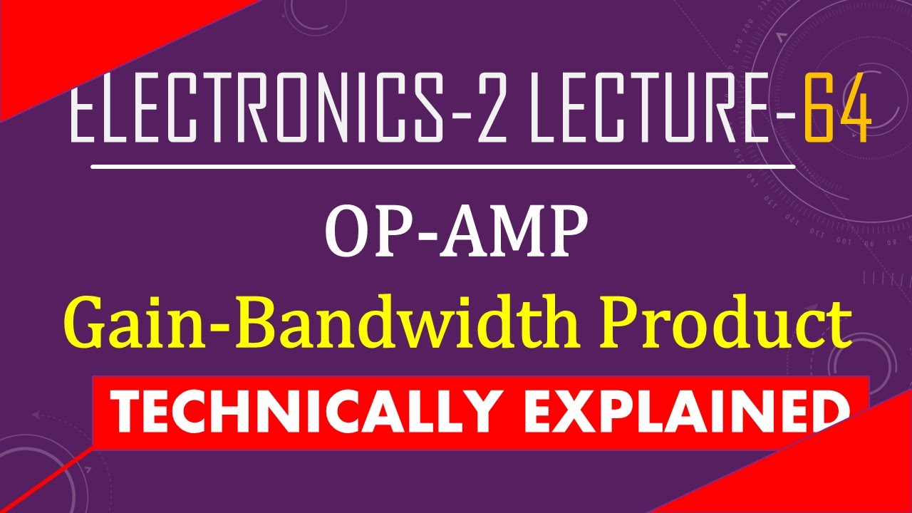 Gain-Bandwidth Product Of Operational Amplifier| Op-amp Gain-Bandwidth ...