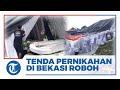 Tenda Acara Pernikahan di Jatiasih Roboh Diterjang Angin, Sejumlah Tamu Undangan Tertimpa