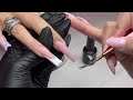 cow print nails acrylic nails tutorial