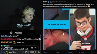 xQc reacts to Sketch being Exposed as a former Gay OnlyFans Creator
