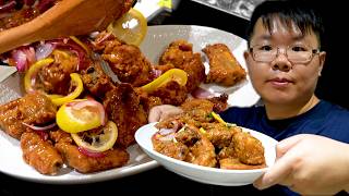 How Chinese Chef Cooks Lemon Fried Ribs / 2025 Version