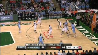 UNC vs Miami Men's Basketball Highlights
