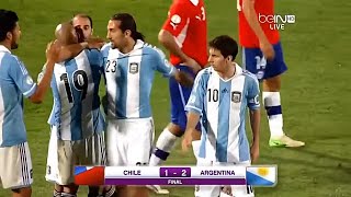 EL DÍA QUE HERNÁN BARCOS JUNTO A LIONEL MESSI VENCIERON A CHILE!!!