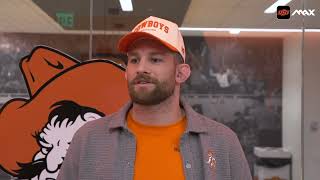 Coach David Taylor (Oklahoma State), Dec. 17, 2024, prior to Virginia Tech dual.