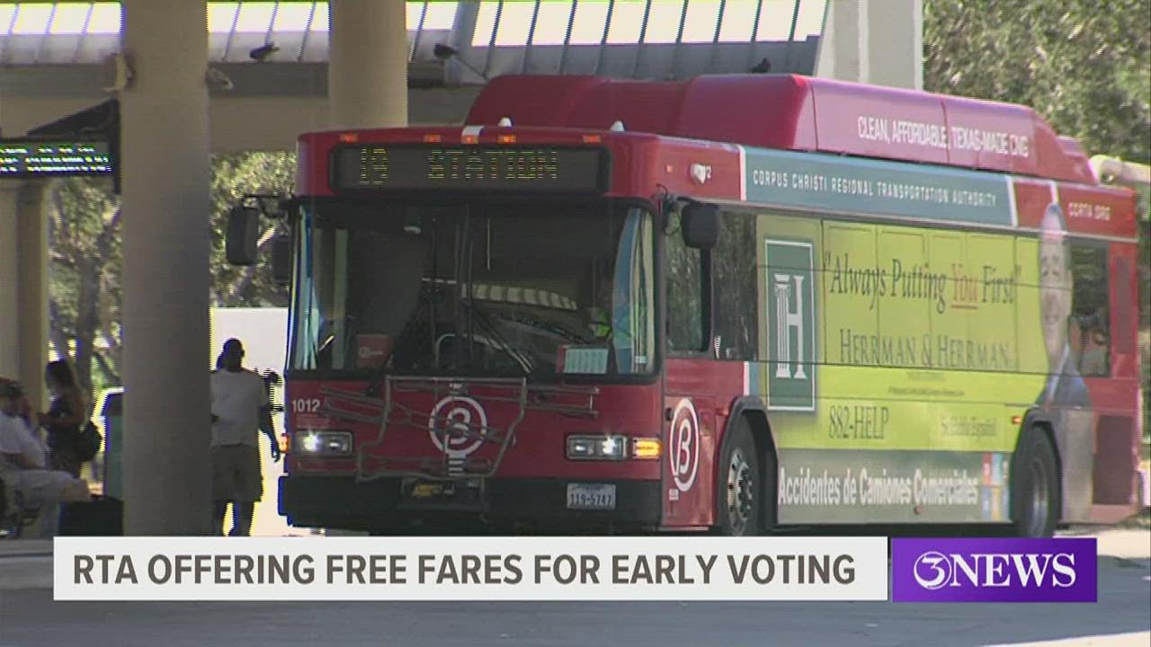 RTA Offering Free Ride Fares For Early Voting - YouTube