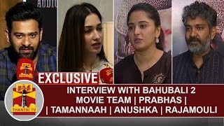 Exclusive Interview with Bahubali 2 Movie Team | Prabhas | Tamannaah | Anushka | Rajamouli